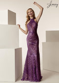 Jasz Couture Dress 6280 - Purple