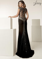 Jasz Couture Dress 6248 - Black
