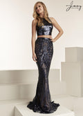 Jasz Couture Dress 6309 - Navy