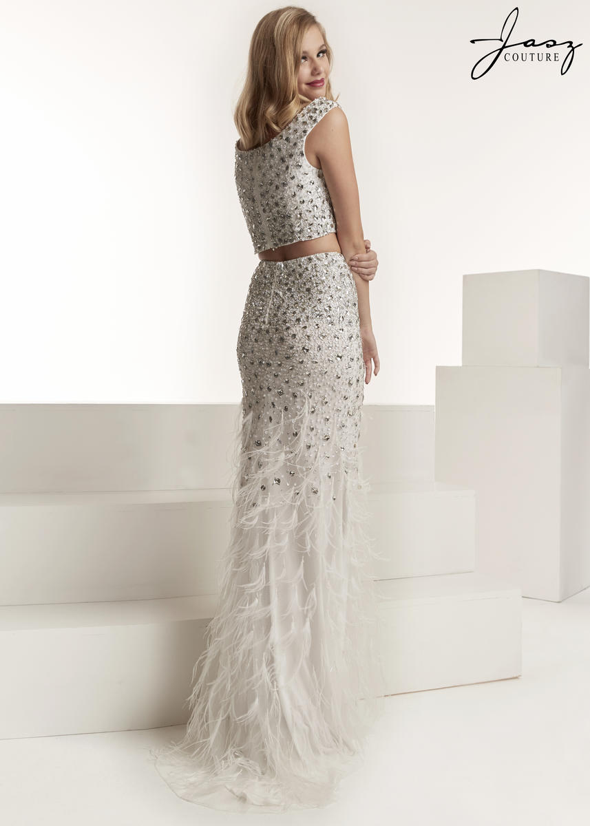 Jasz Couture Dress 6312 - White