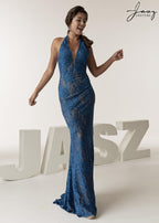 Jasz Couture Dress 6285 - Peacock
