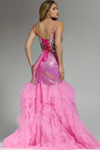 Jovani Prom D5914 - Hot Pink