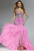 Jovani Prom D5914 - Hot Pink
