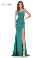 Colors Dress Dress G1052 - Deep Green
