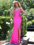 Colors Dress Dress G1052 - Hot Pink