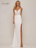 Glow by Colors Dress Dress G1086 - Off White