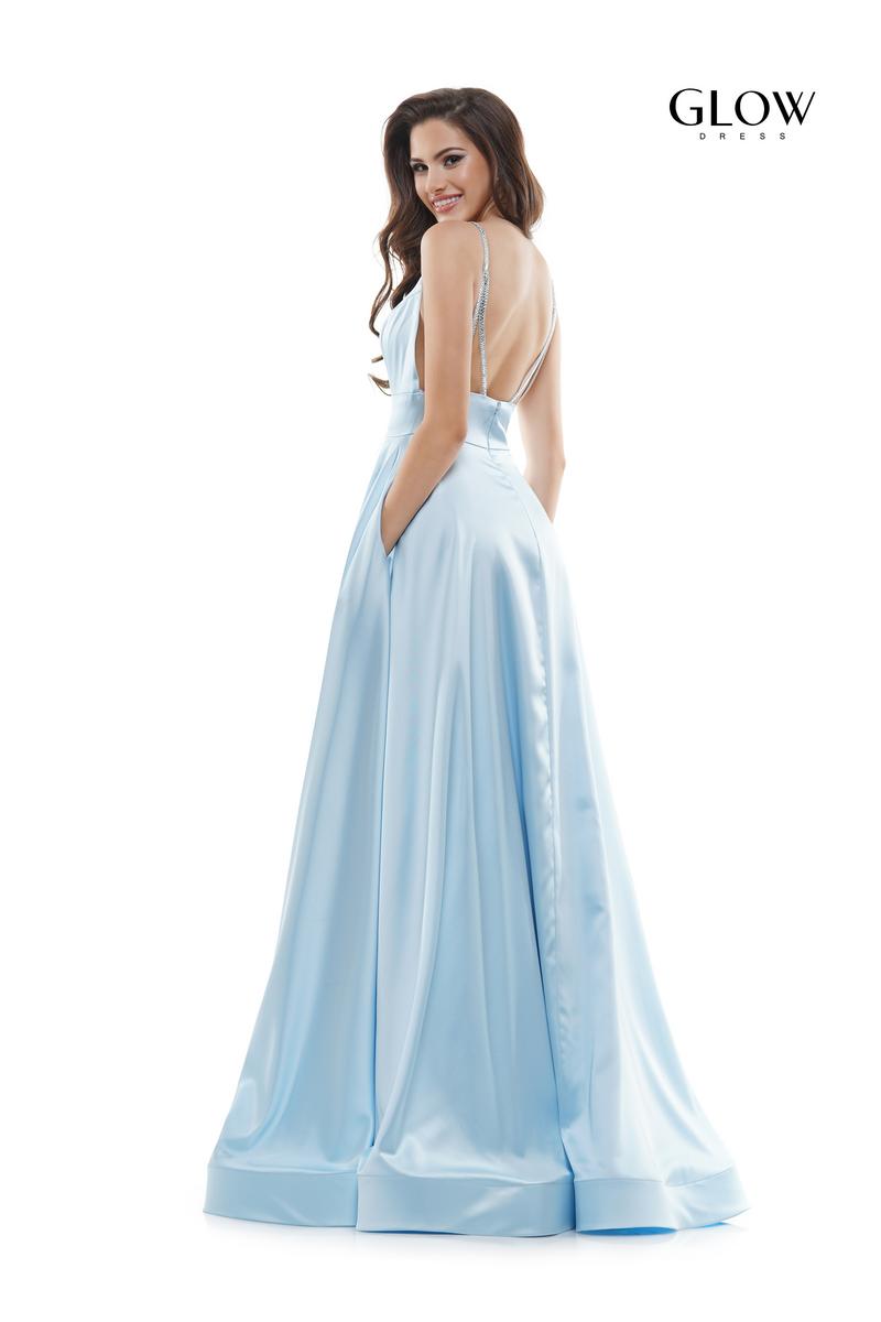 Glow by Colors Dress Dress G968 - Light Blue