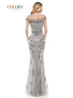 Colors Dress Dress J131 - Silver