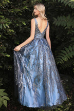 Ladivine Dress J812 - Smoky Blue