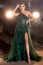 Ladivine Dress J869 - Emerald