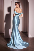 Ladivine Dress J877 - Smoky Blue