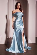 Ladivine Dress J877 - Smoky Blue