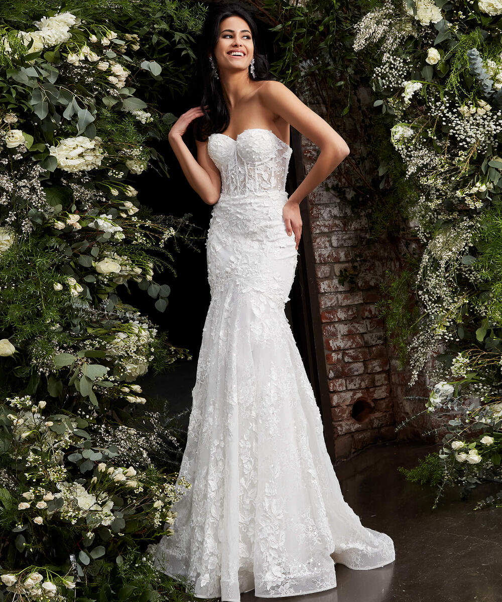 Jovani Wedding Dresses JB02836 - Off White