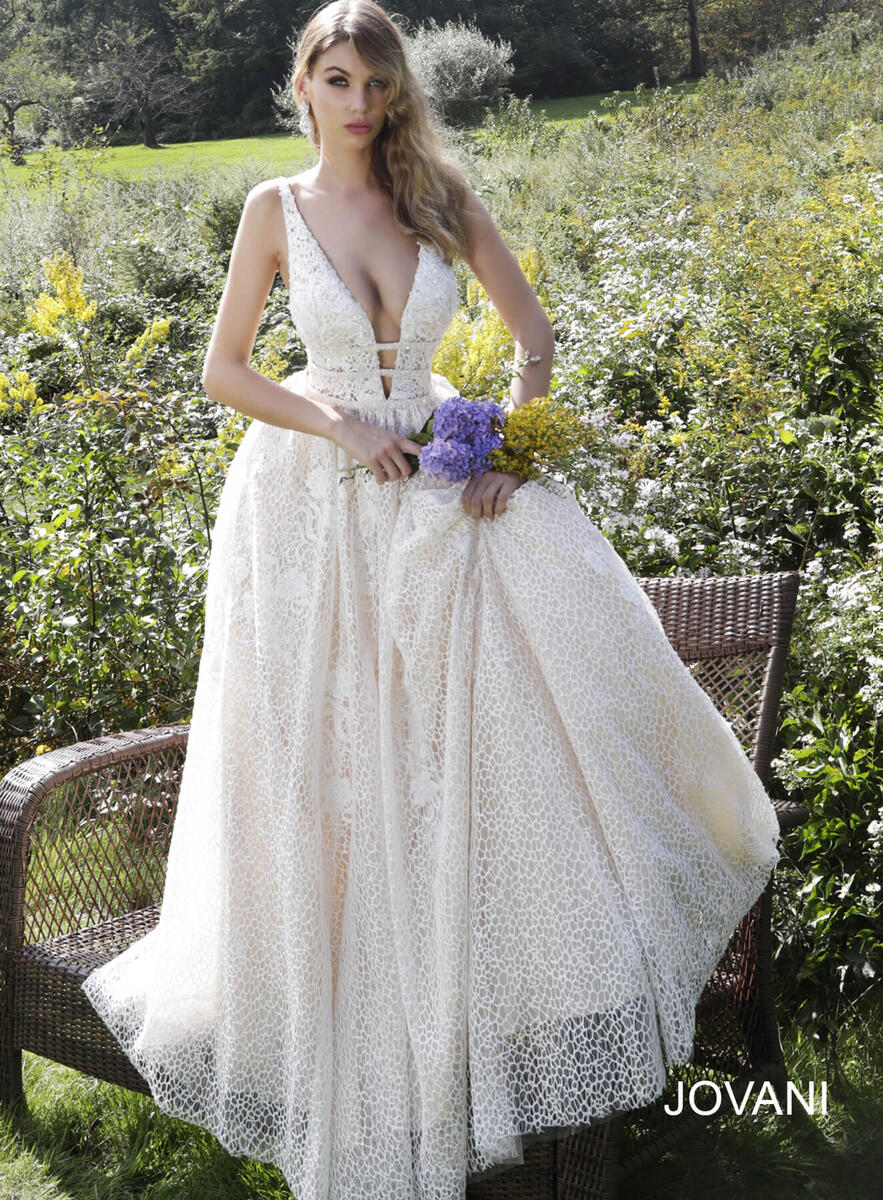Jovani Wedding Dresses JB61340 - Ivory/Nude