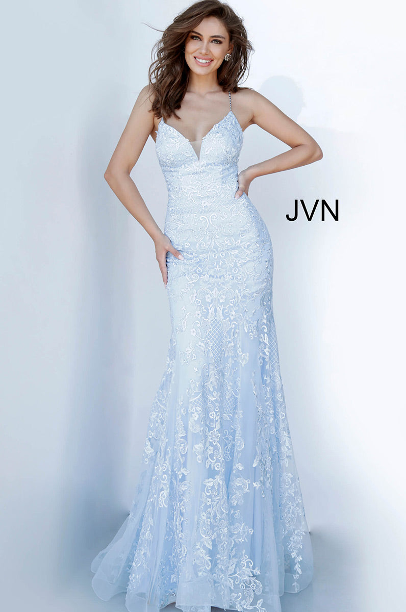 JVN Dress JVN02258 - Light Blue