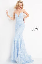JVN Dress JVN02258 - Light Blue