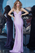 JVN Dress JVN03063 - Light Purple