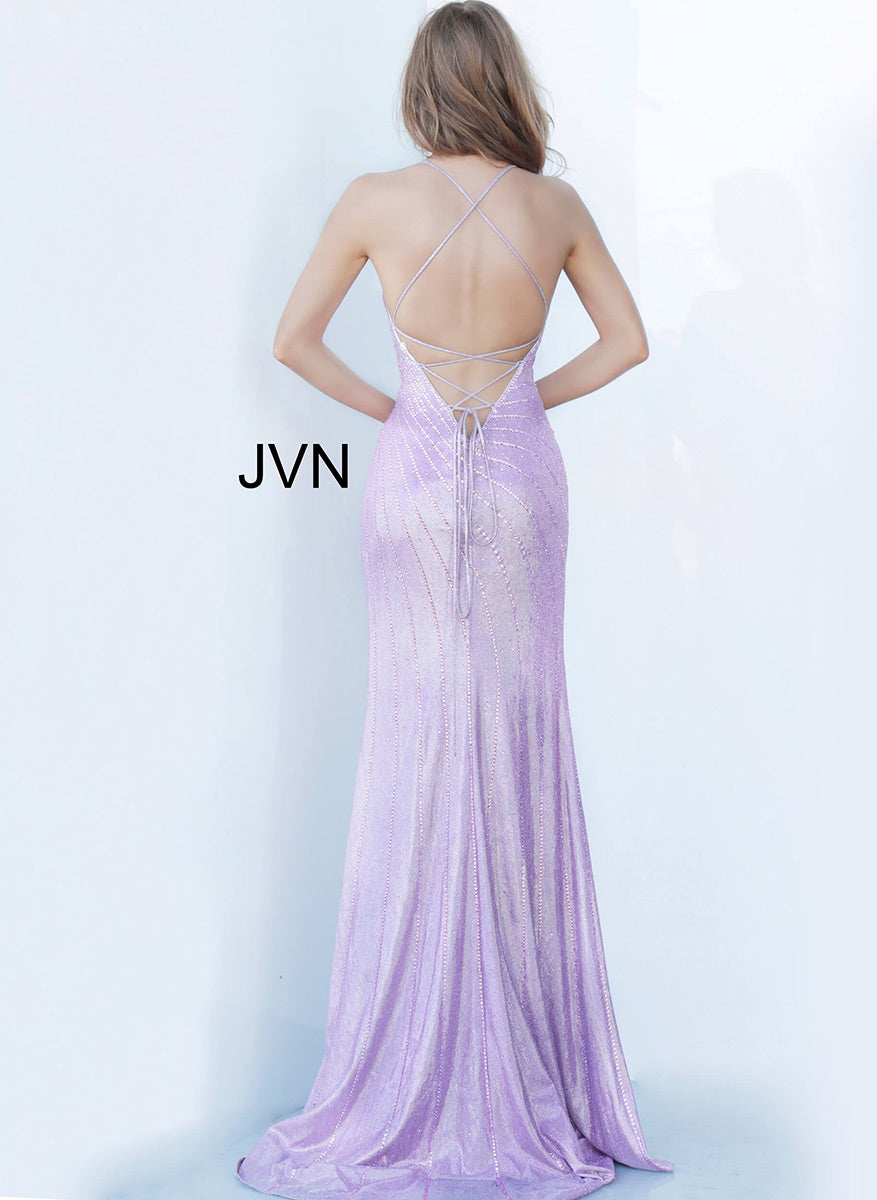 JVN Dress JVN03063 - Light Purple