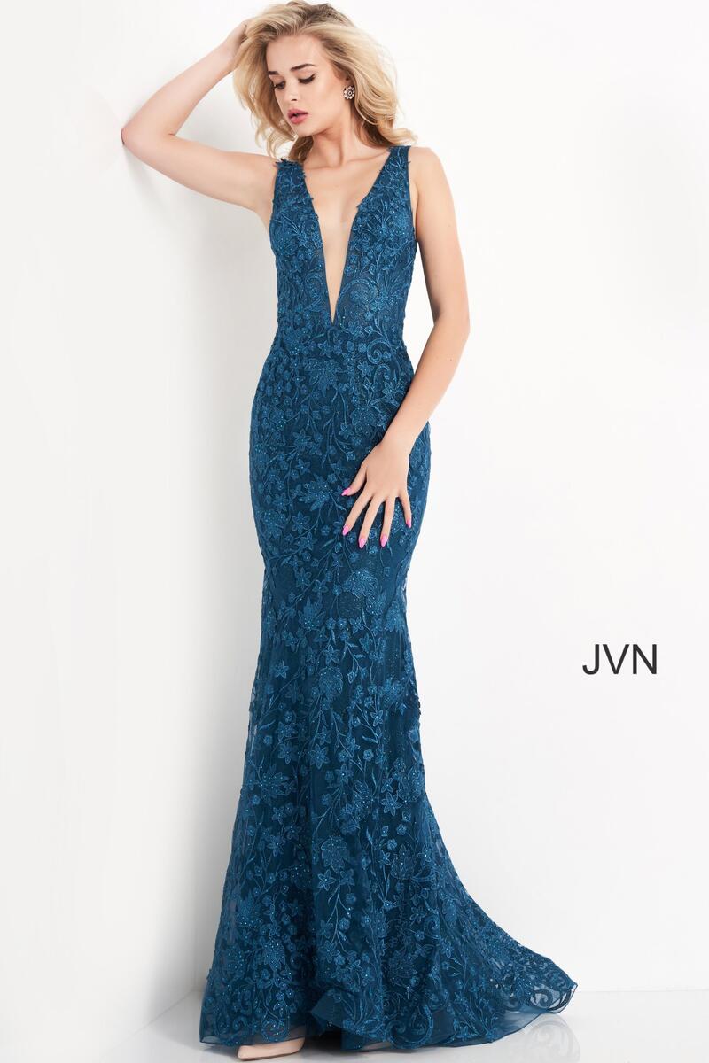JVN Dress JVN04591 - Teal