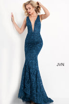 JVN Dress JVN04591 - Teal