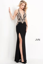 JVN Dress JVN04791 - Black/Gold