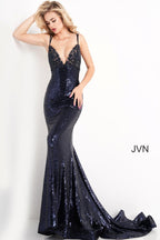 JVN Dress JVN05803 - Navy