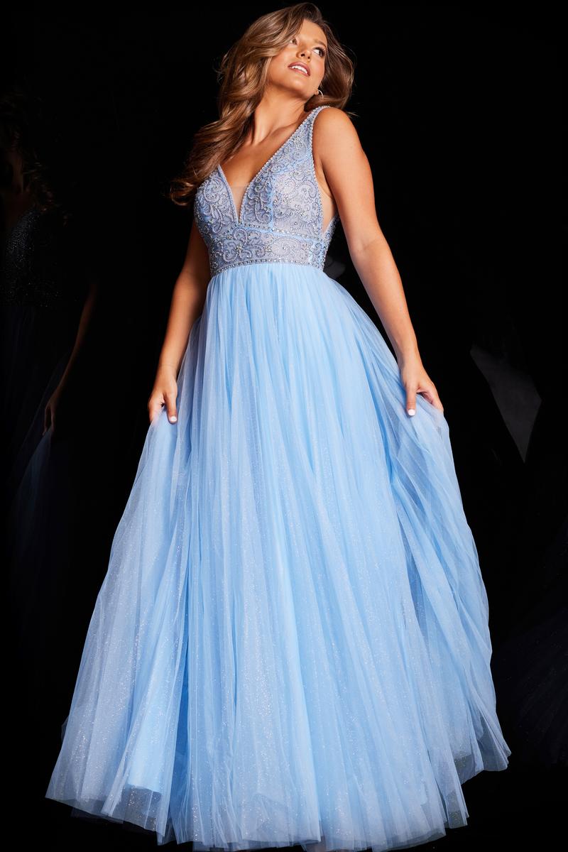 JVN Dress JVN05818 - Light Blue
