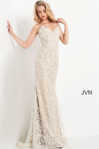 JVN Dress JVN06472 - Champagne