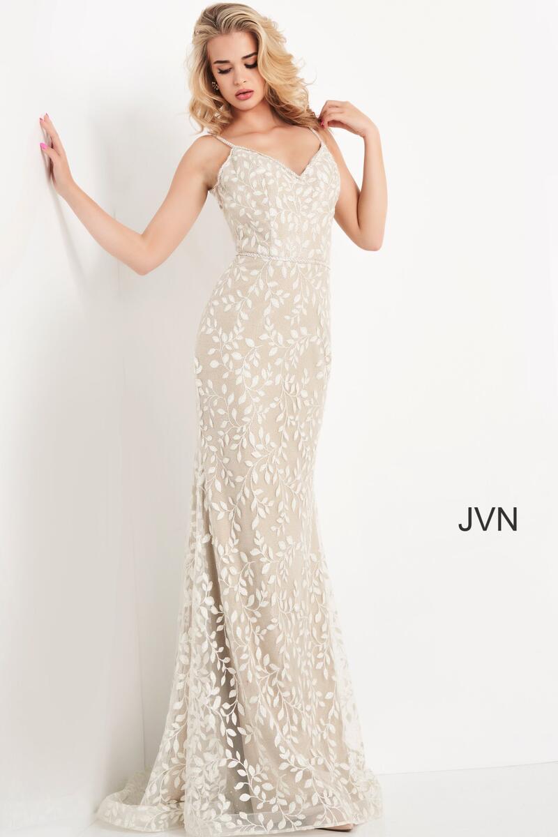 JVN Dress JVN06472 - Champagne