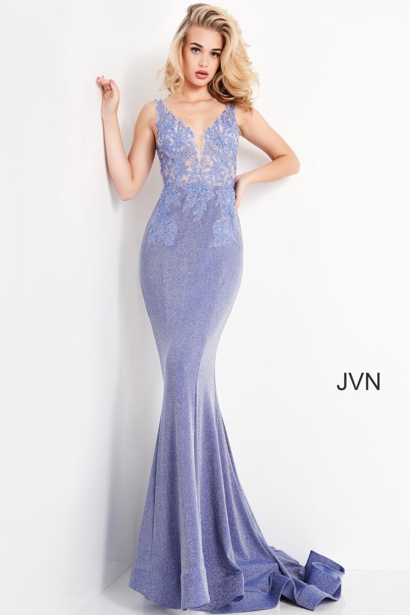 JVN Dress JVN06505 - Perriwinkle