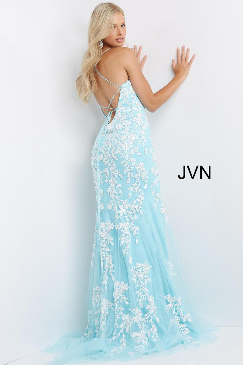 Jovani Prom 06660 - Sky Blue/White