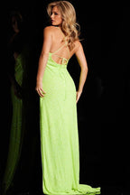 JVN Dress JVN23284 - Lime