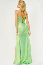 JVN Dress JVN23346 - Neon Green