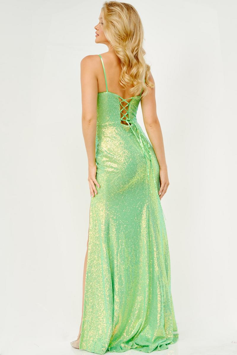 JVN Dress JVN23346 - Neon Green