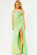 JVN Dress JVN23346 - Neon Green