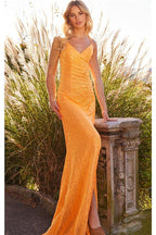 JVN Dress JVN23374 - Orange
