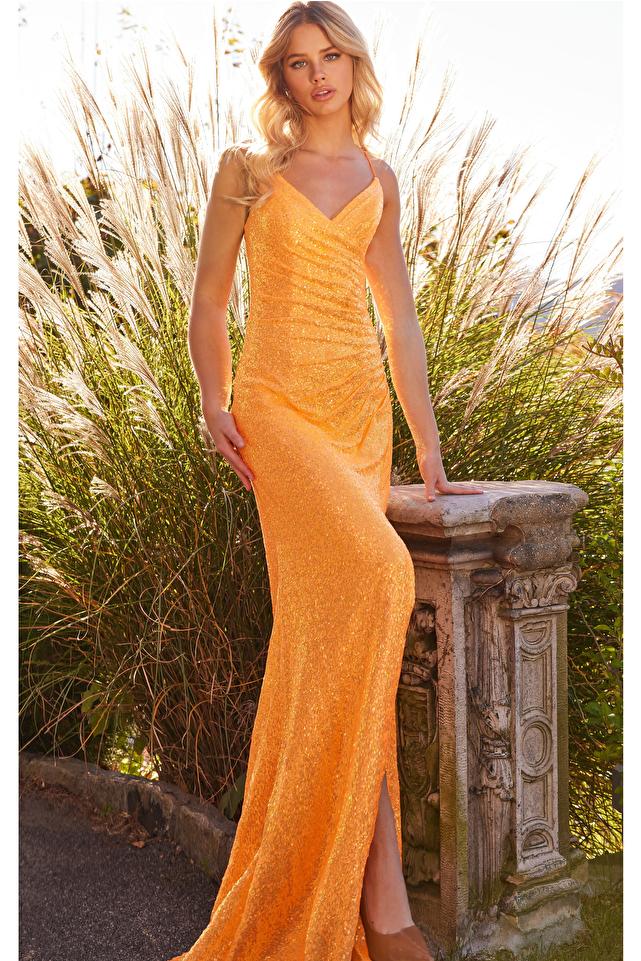 JVN Dress JVN23374 - Orange