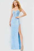 JVN Dress JVN23787 - Perriwinkle