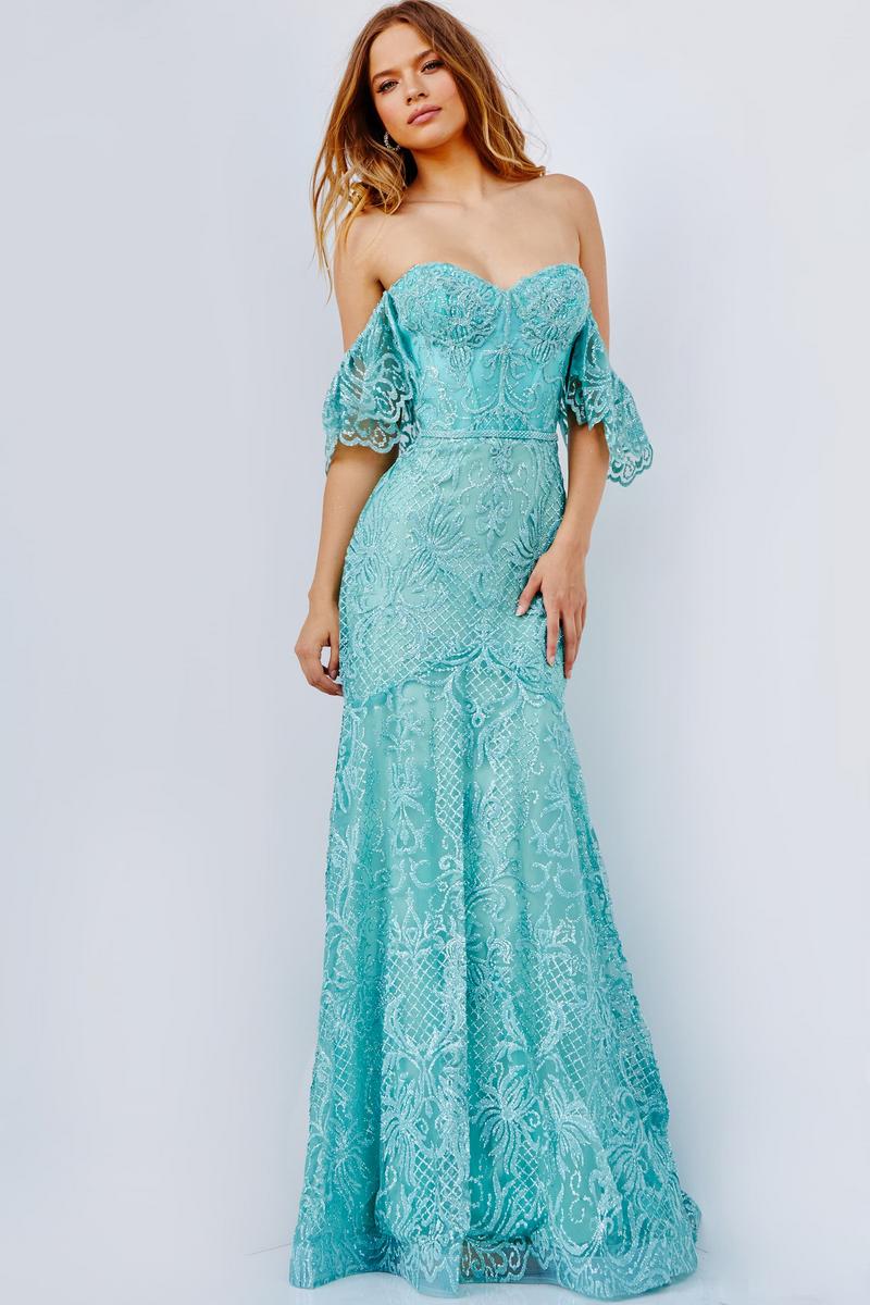 JVN Dress JVN23986 - Green