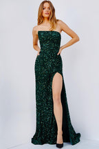 JVN Dress JVN24002 - Emerald