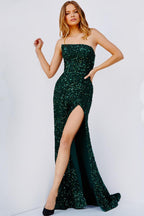 JVN Dress JVN24002 - Emerald
