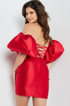 Jovani Short Evening Dress 36795 - Red