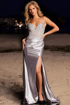 Jovani Prom 38487 - Silver