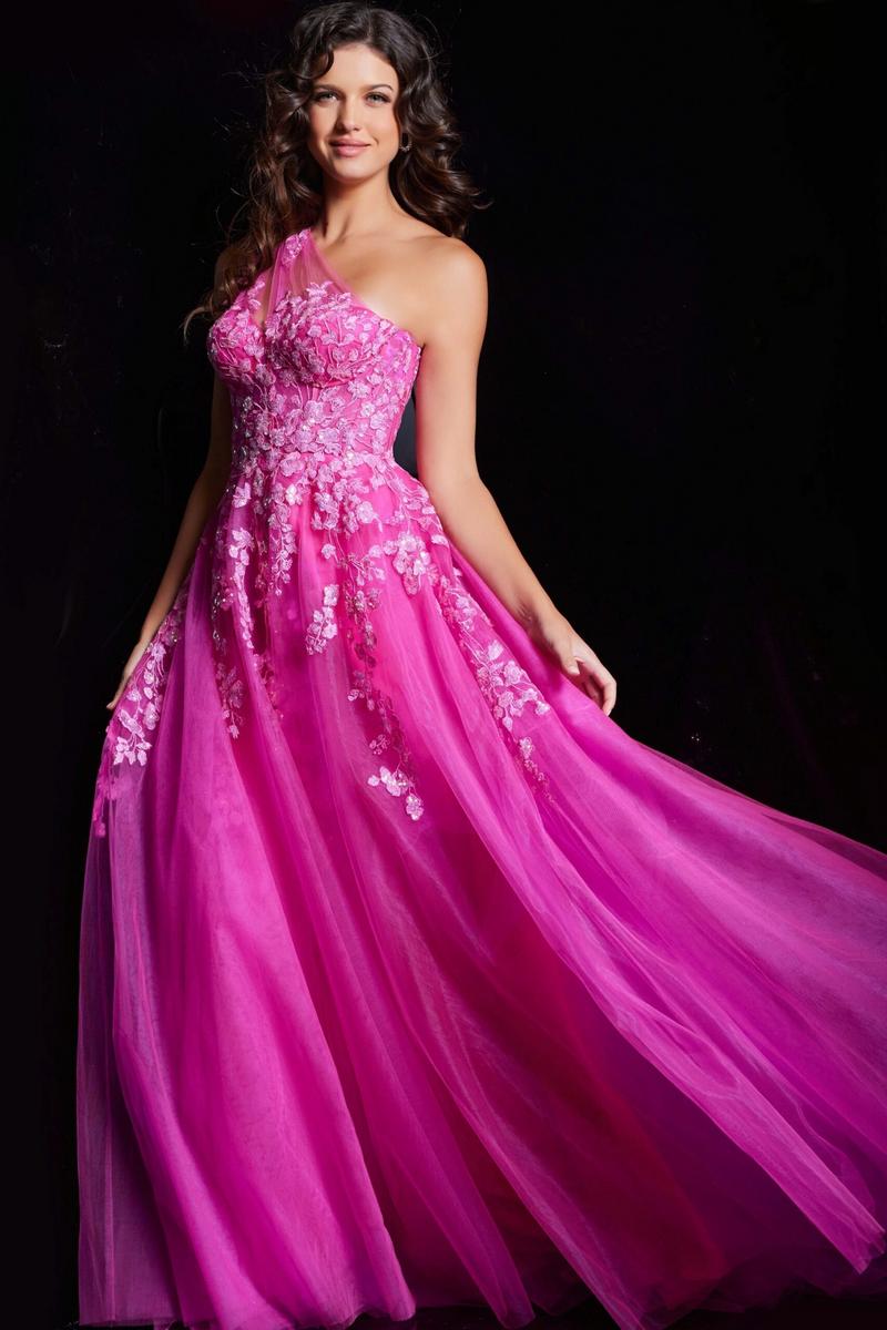 Jovani Prom 39318 - Fuchsia