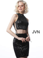 JVN by Jovani Homecoming Dress JVN4692 - Black