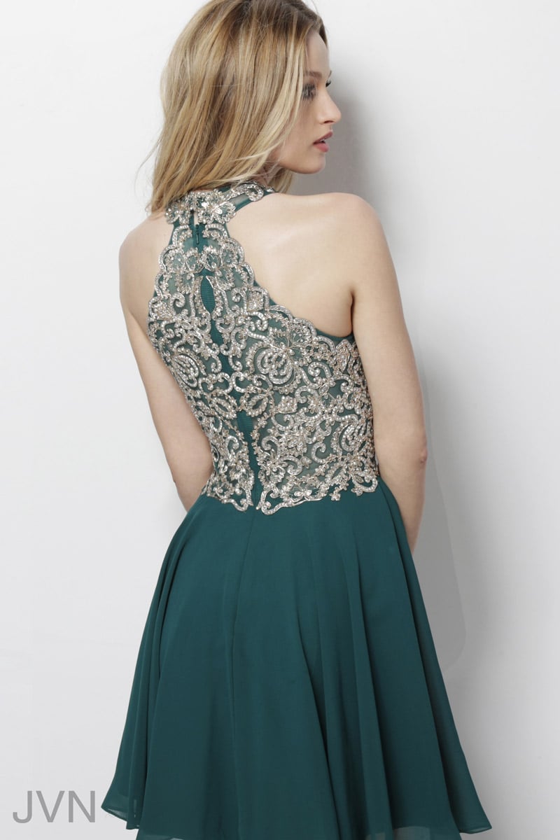 JVN by Jovani Homecoming Dress JVN53177 - Hunter