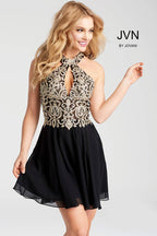 JVN by Jovani Homecoming Dress JVN53177 - Black