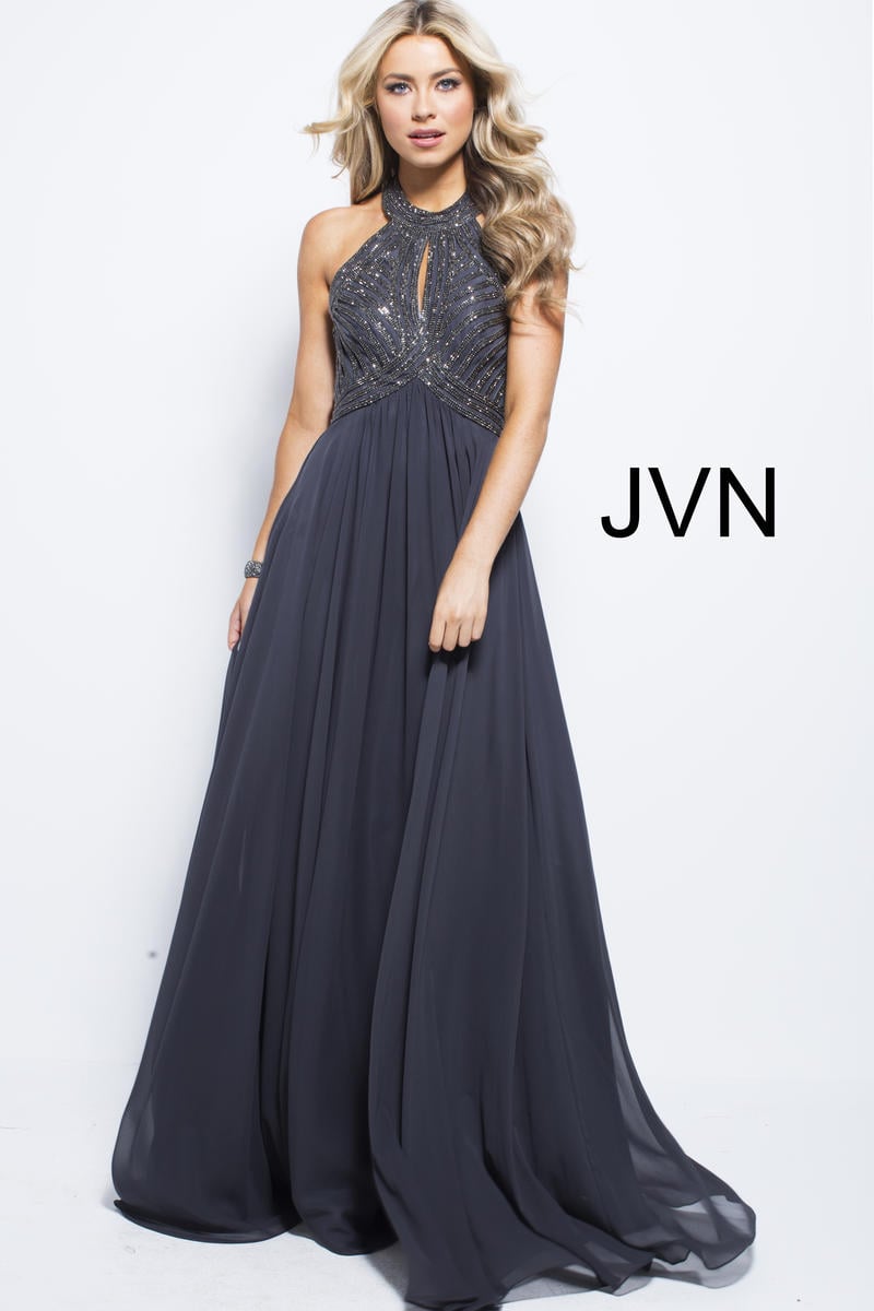 JVN Prom by Jovani Dress JVN59049 - Charcoal/Charcoal