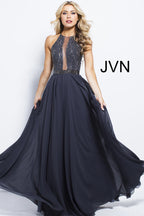 JVN Prom by Jovani Dress JVN59049 - Charcoal/Charcoal