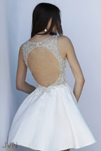 JVN by Jovani Homecoming Dress JVN62563 - White